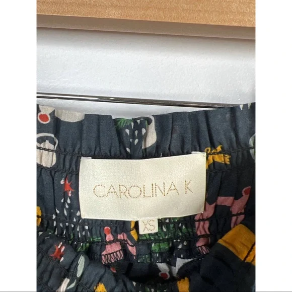 Carolina K Marcia Mini Skirt & Blouse Set in Five Elements Women's Size XS NWOT - Picture 3 of 11